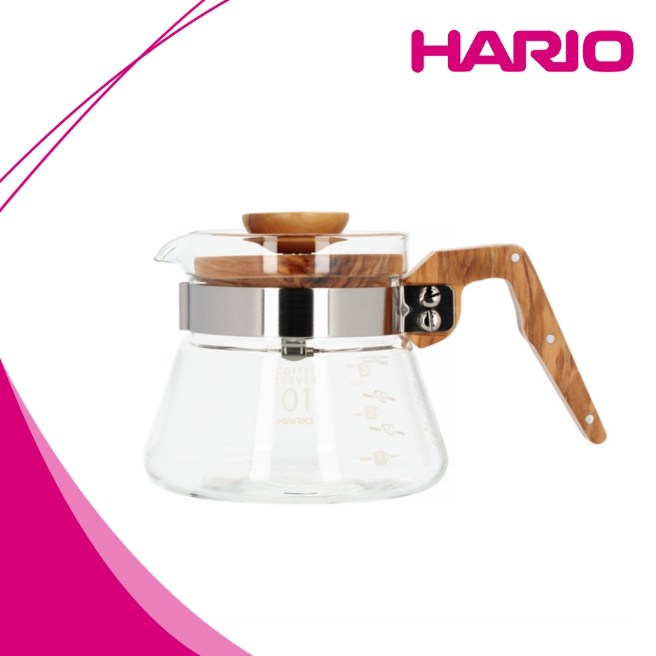 Hario Coffee Server 400ml Olive Wood – My Coffee Lab