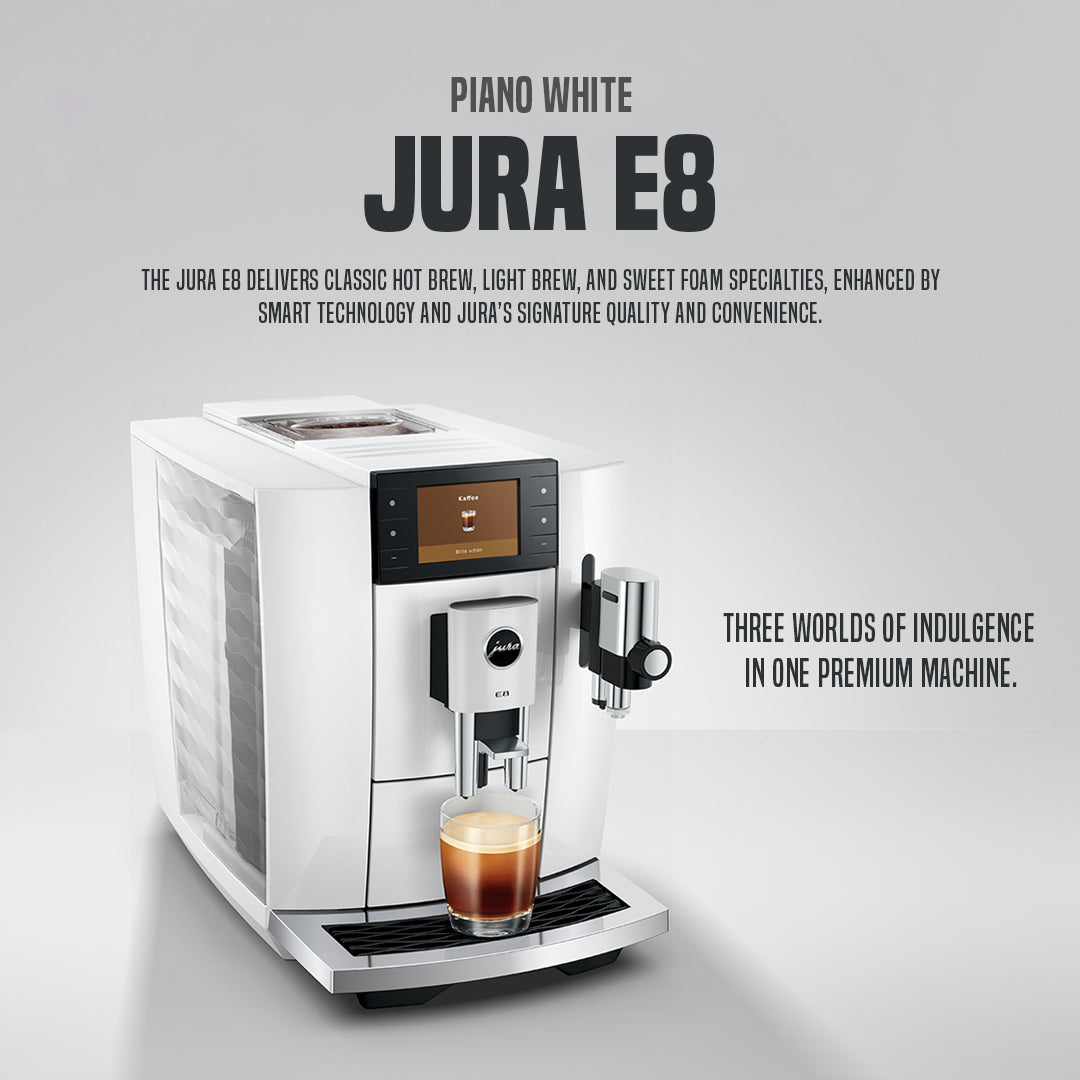 JURA E8 Piano White (INTD)