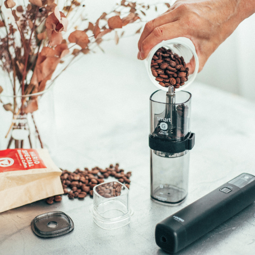 Hario Smart G Electric Handy Coffee Grinder, EMSGN-2B