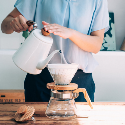 Hario Coffee Server 600ML Olive Wood