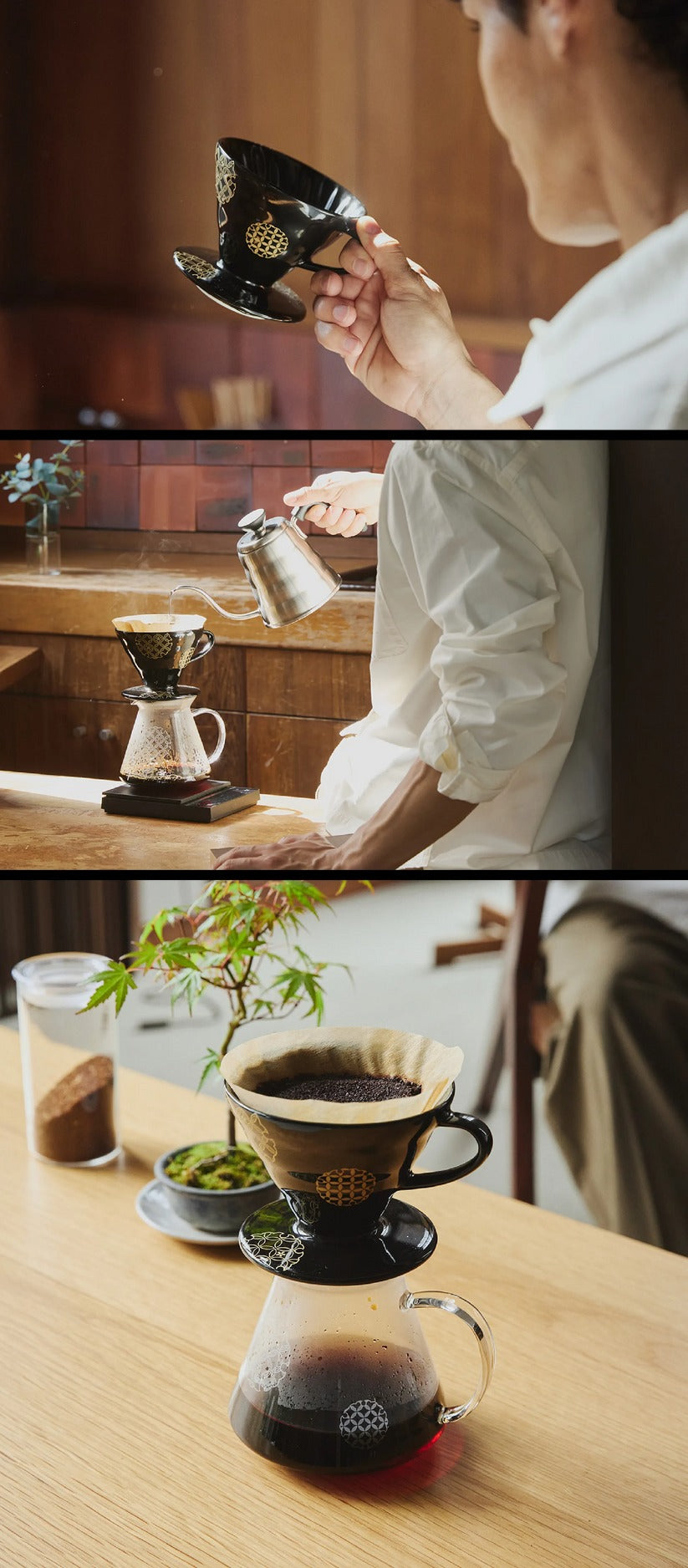 Hario Ceramic Dripper 02 Shippou, VDC-02-SPB