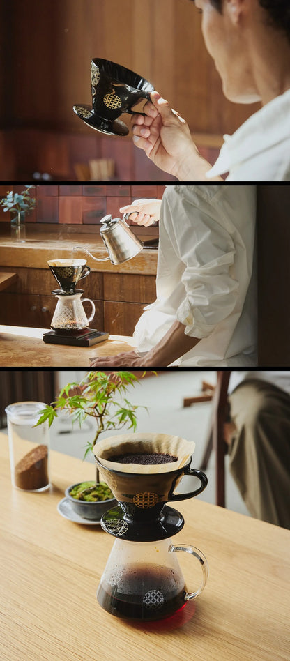 Hario Ceramic Dripper 02 Shippou, VDC-02-SPB