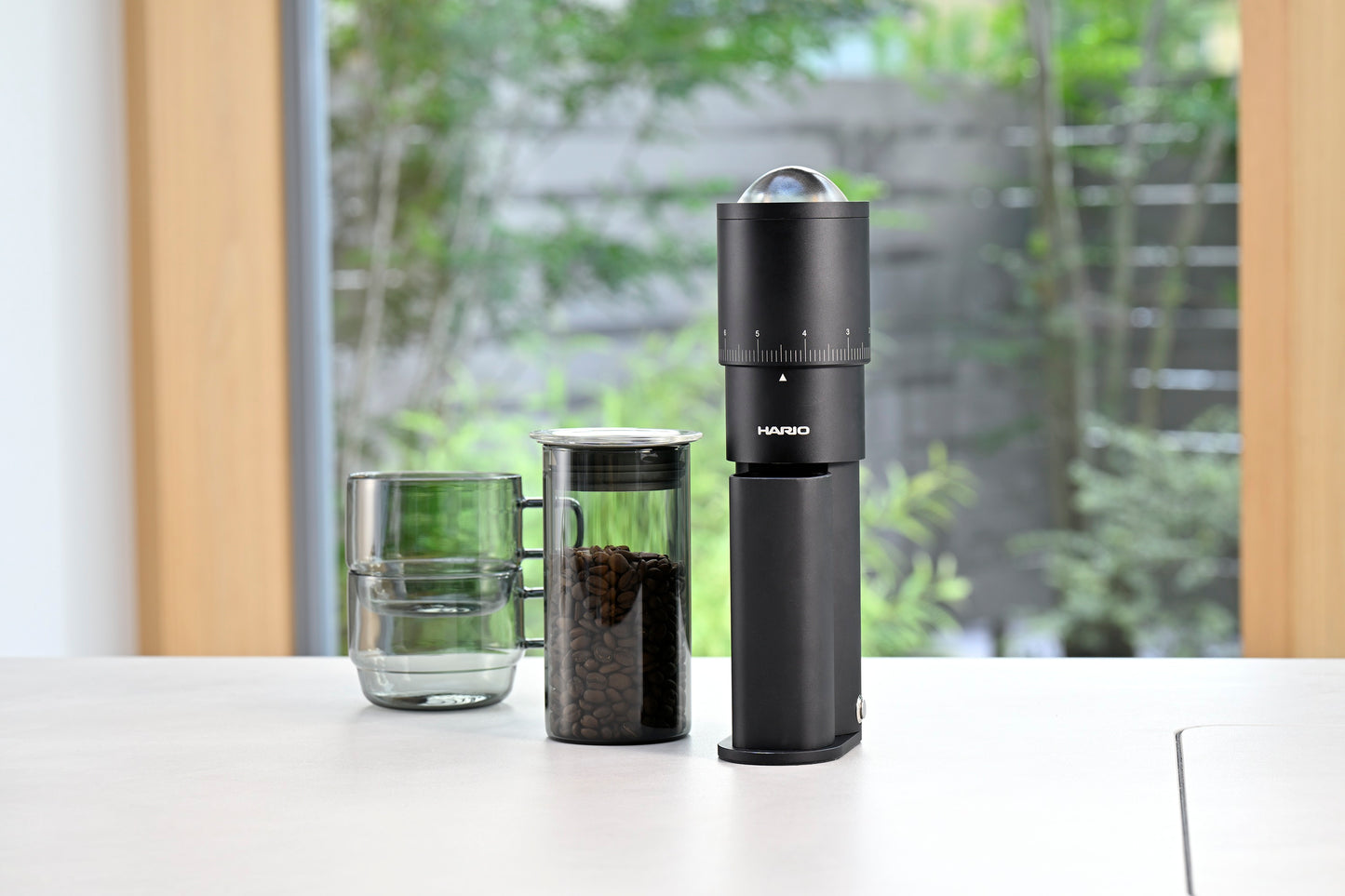 Hario Electric Coffee Grinder "SHIZUKA", ECG-3-B