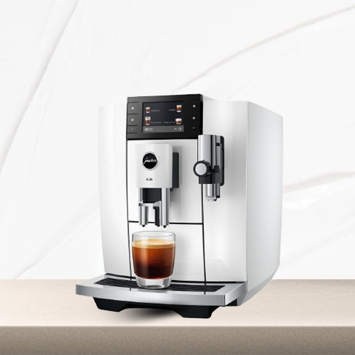 JURA E8 Piano White (INTD)