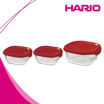 Hario Heatproof Glass Container 3pc Set