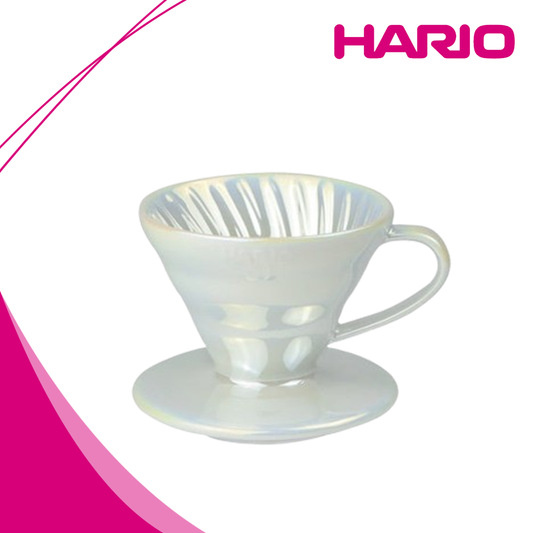 Hario V60 Titanium White Pearl Dripper 02