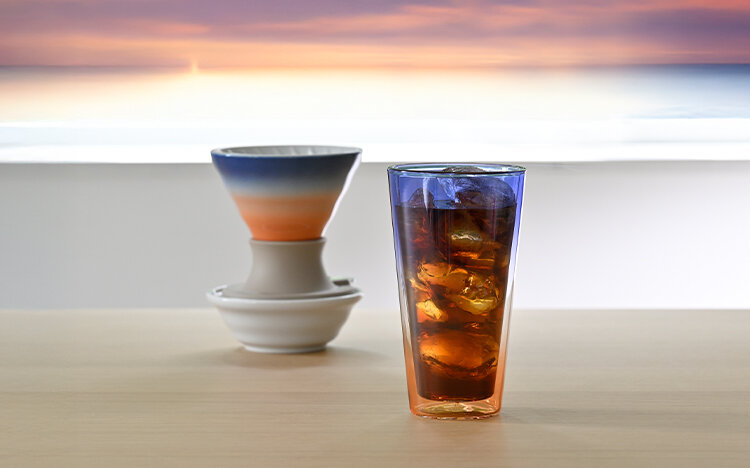Hario Double Wall Glass Sunrise, DWG-500-SUN
