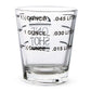 Shot Glass with ounce 2oz