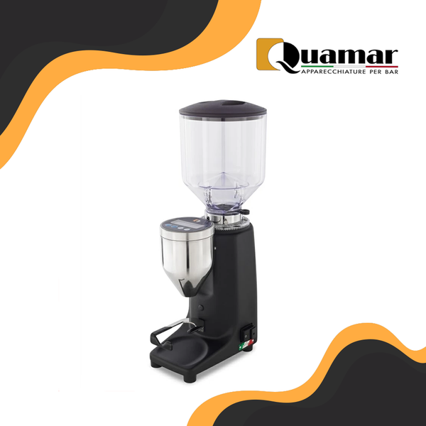 Quamar Q50E Matte Black Grinder, Hopper 1200g My Coffee Lab
